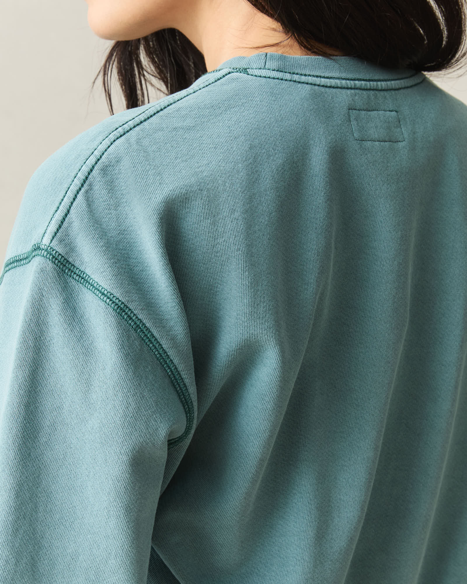 Women's Relaxed French Terry Crew - Hydro