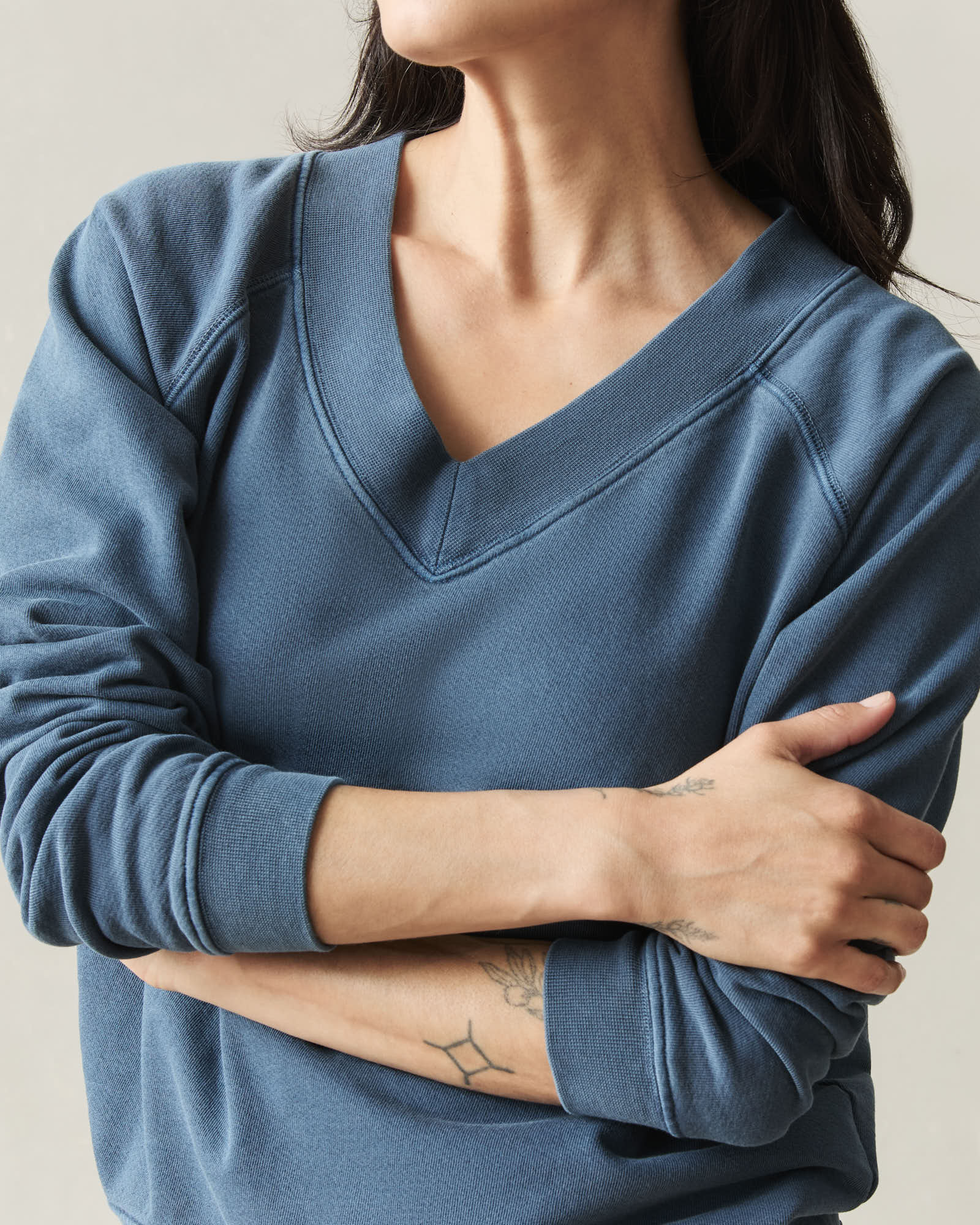 Women's French Terry V-Neck - Spellbound