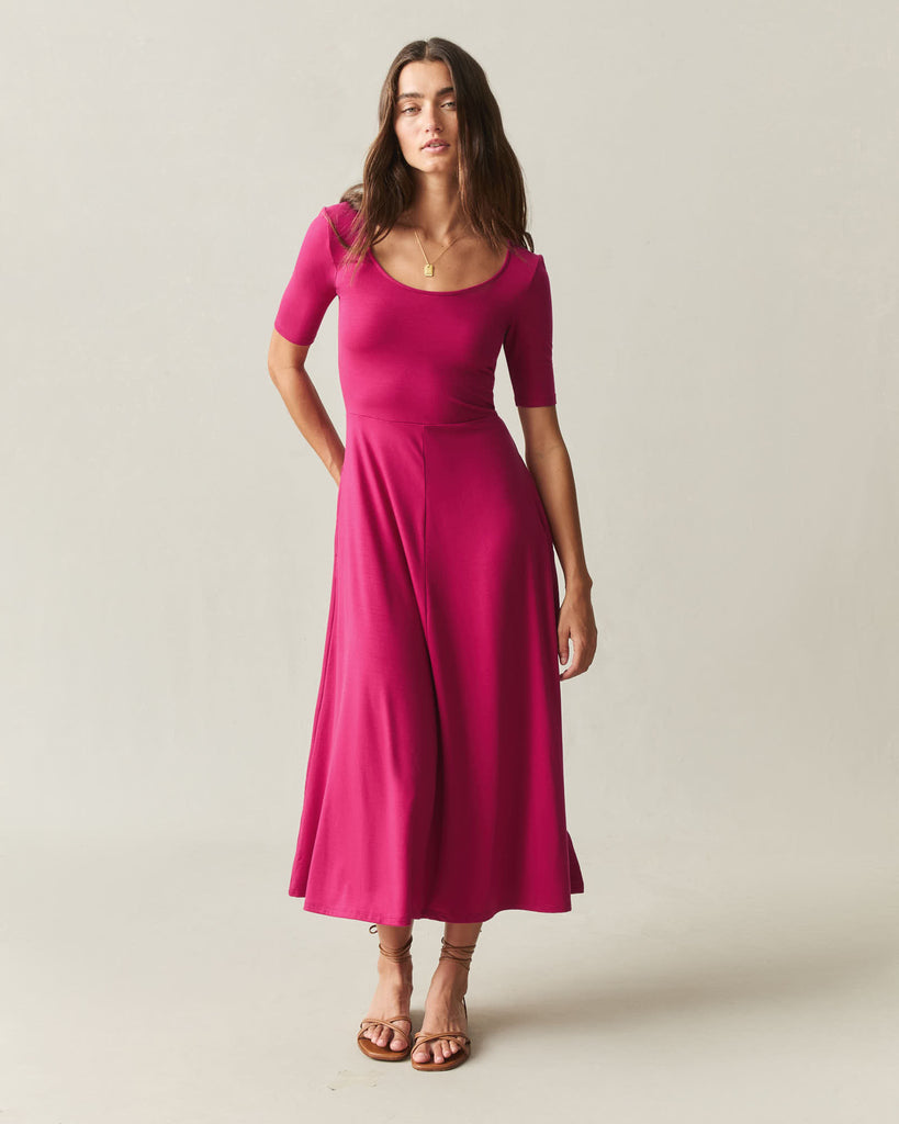 Women’s Short Sleeve Flex Dress from American Giant - $105