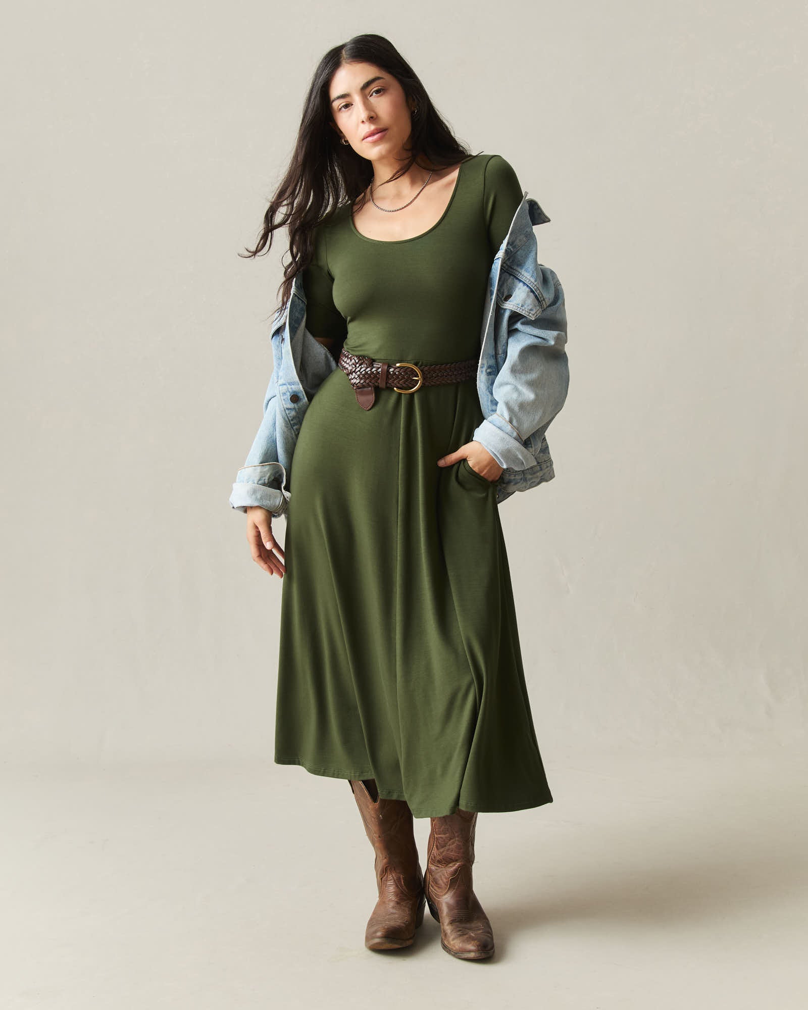 Women's Short Sleeve Flex Dress