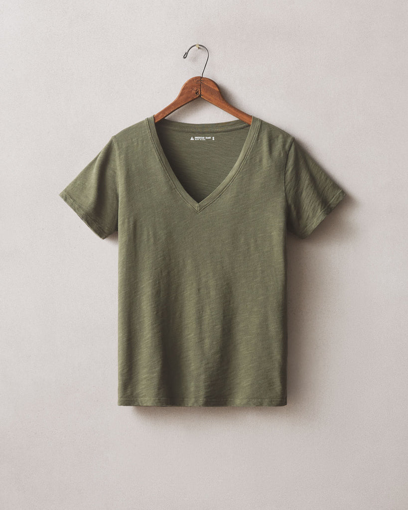 Women’s Premium Slub V-Neck Tee