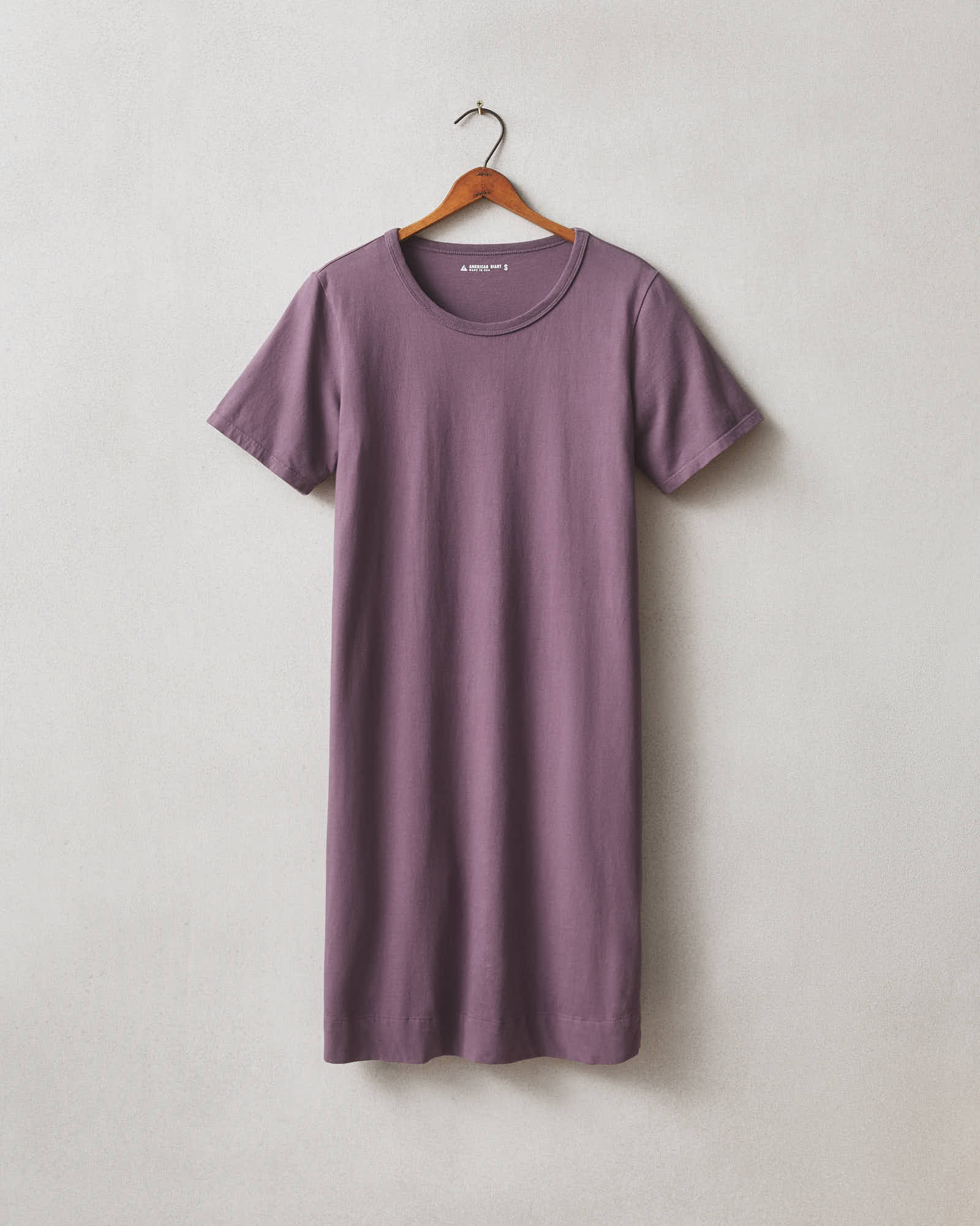 Women's T-Shirt Dress - Black Plum S Women's T-Shirt Dress - Black Plum S