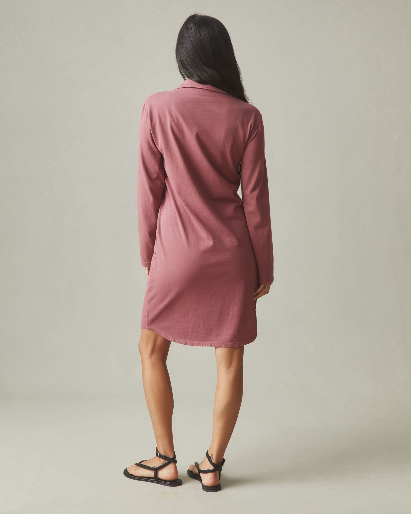 open lace back dress 'Roller Coaster' Cotton Popover Dress main image 1