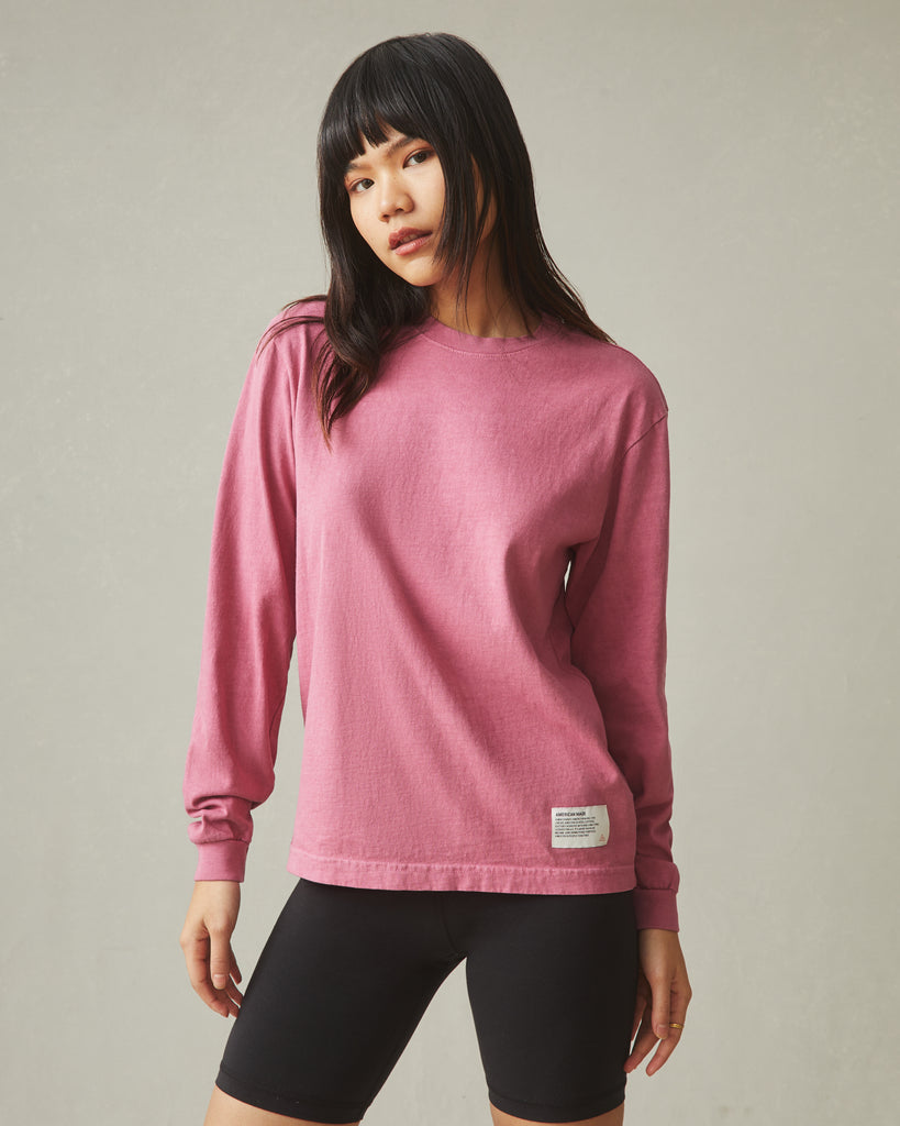 Women’s American Vintage Crew Long Sleeve Tee from American Giant - $45