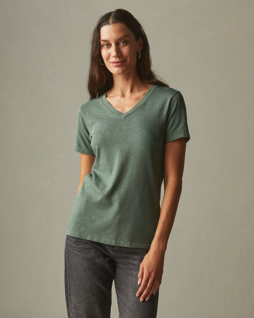 Women’s Premium Slub V-Neck Tee