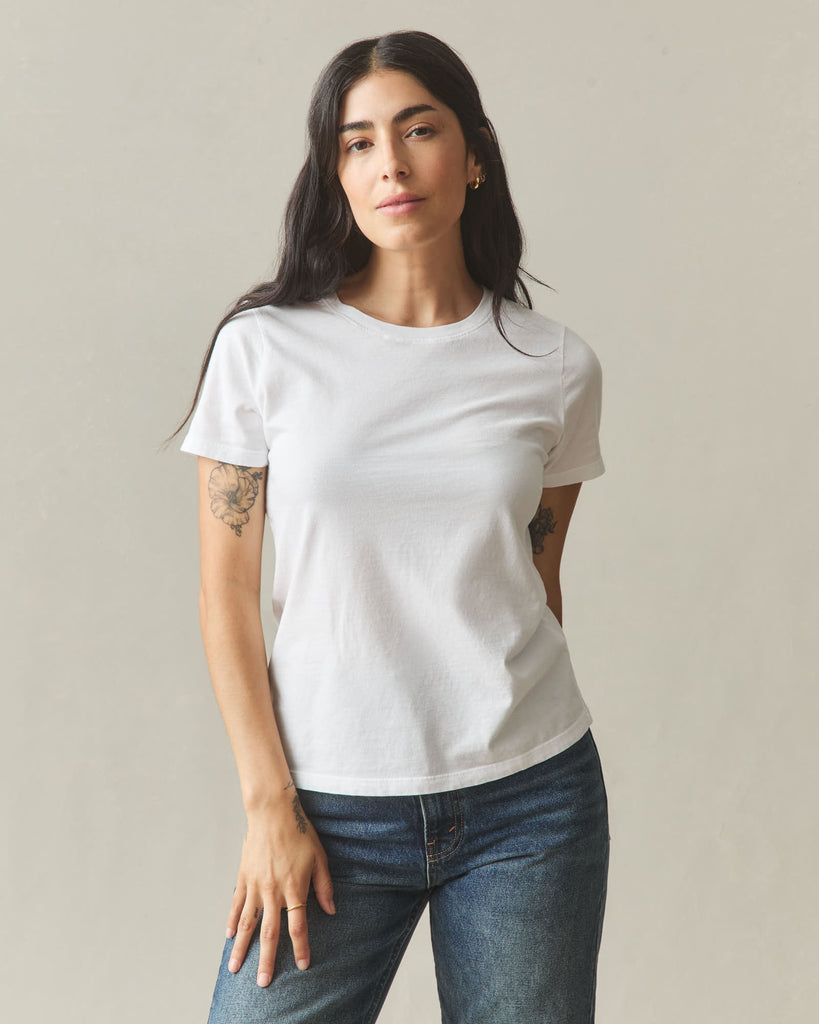 Women’s Classic Cotton Crew Tee from American Giant - $25