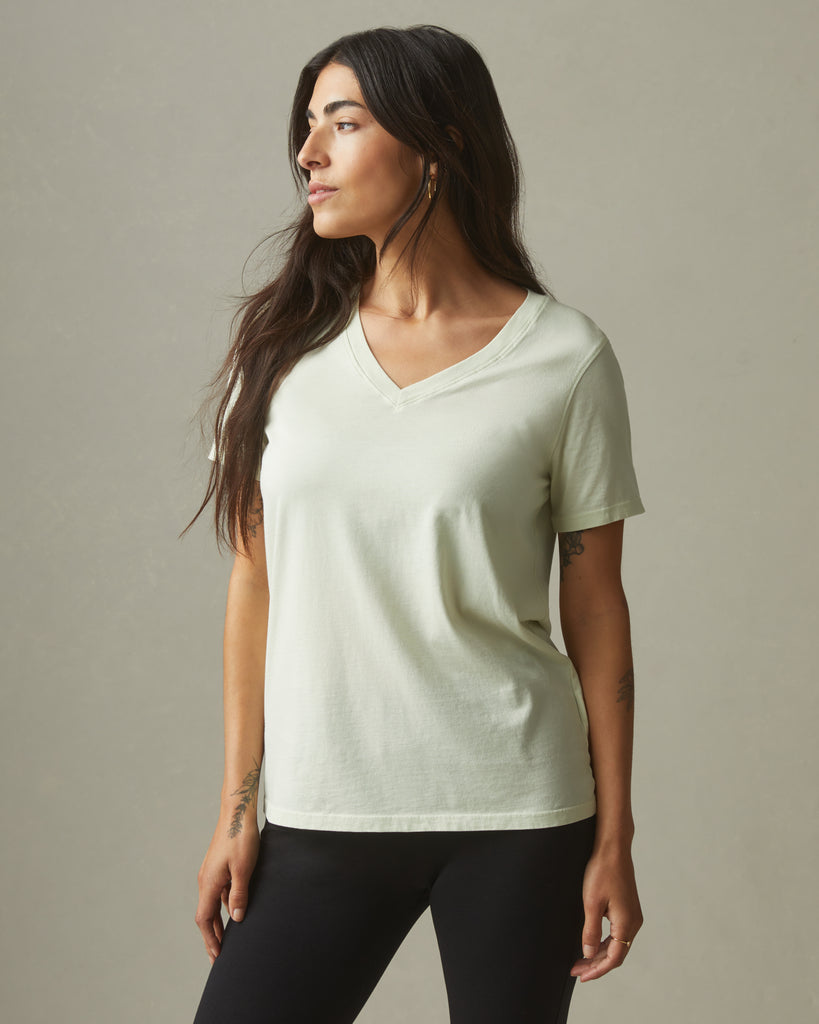 Women’s Classic Cotton V-Neck Tee