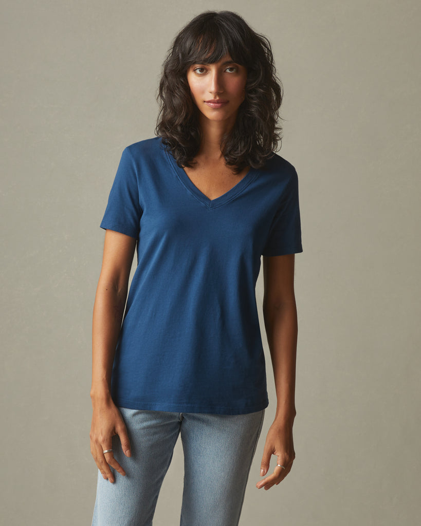 Women’s Classic Cotton V-Neck Tee