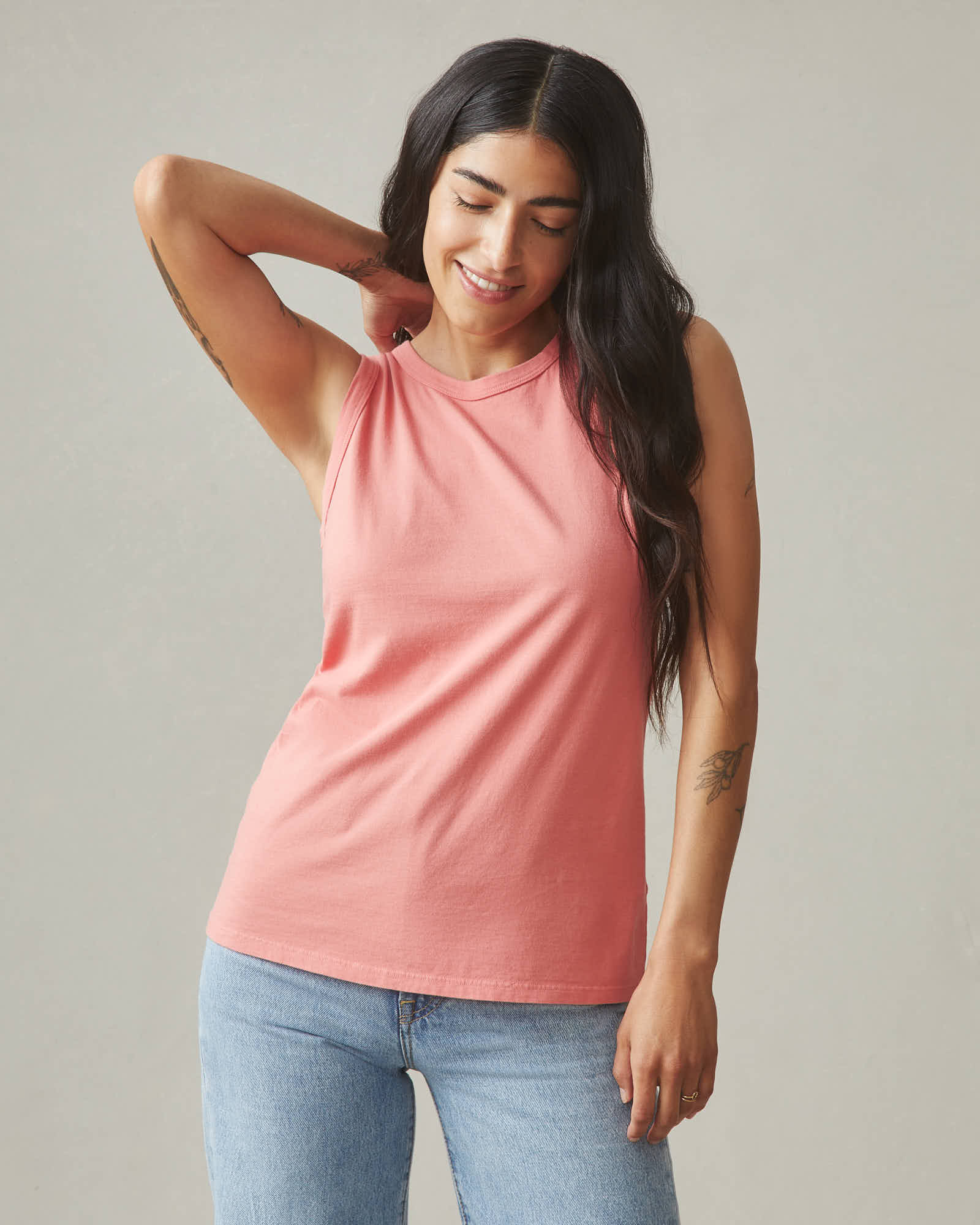 Women's Vintage Funny Tank Top - Country Music Saying Graphic Muscle Tee (Pink, Small) - View #8