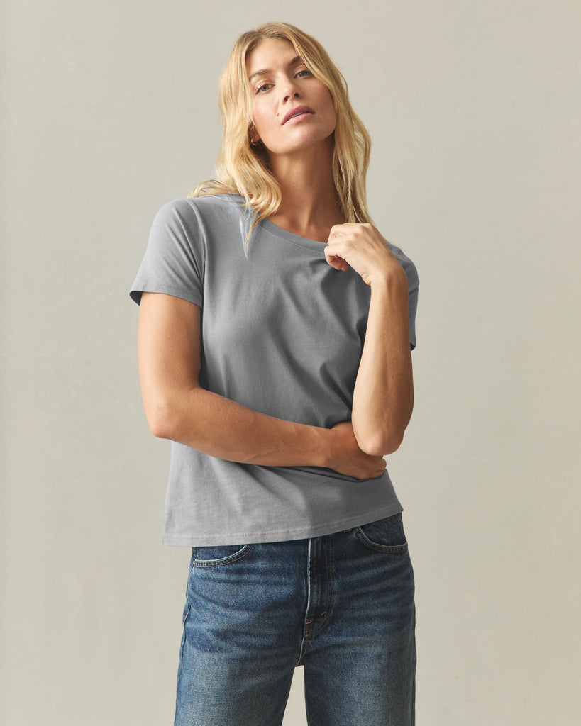 Women’s Classic Cotton Crew Tee from American Giant - $40