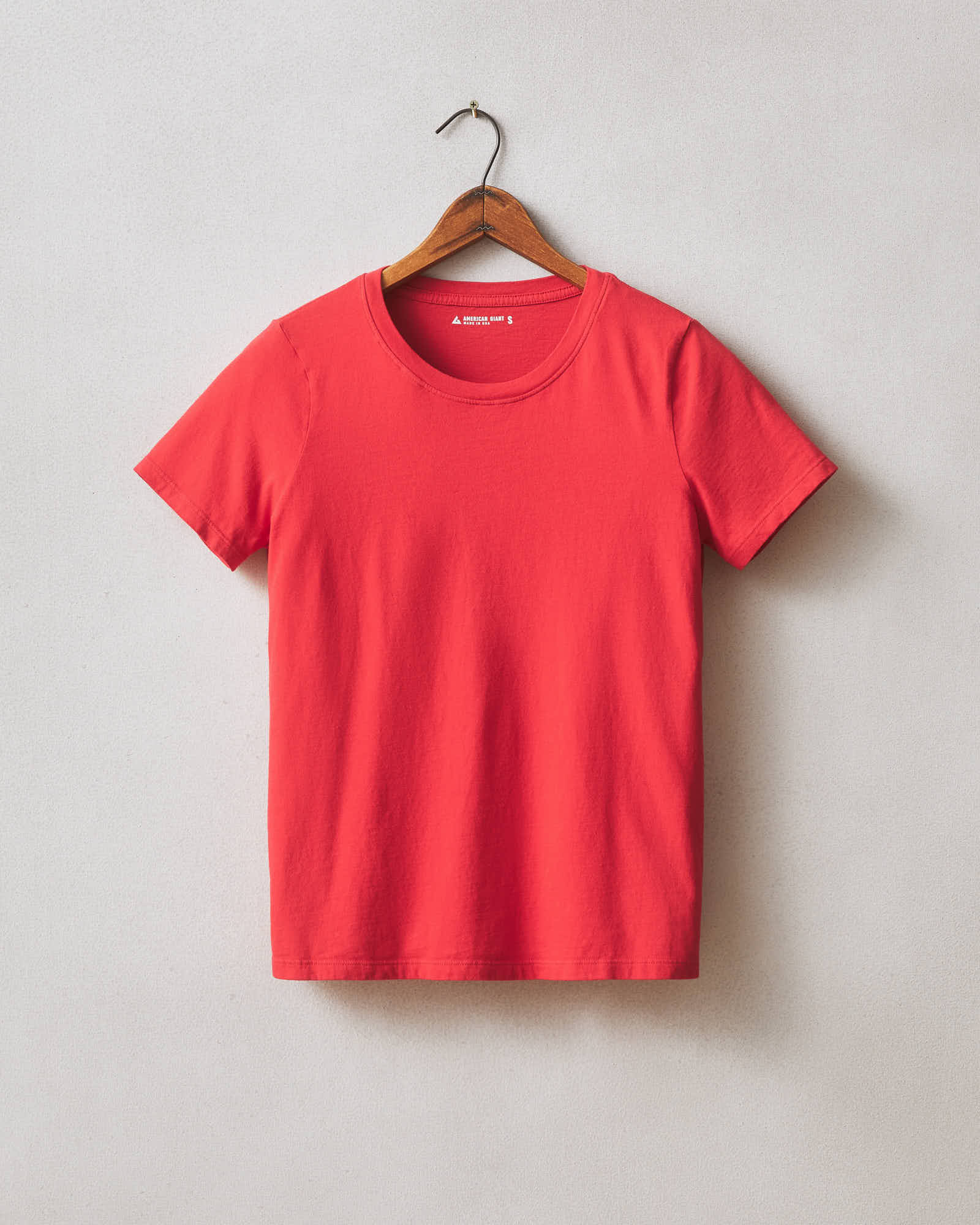 Classic Cotton Crew Tee Tango Red