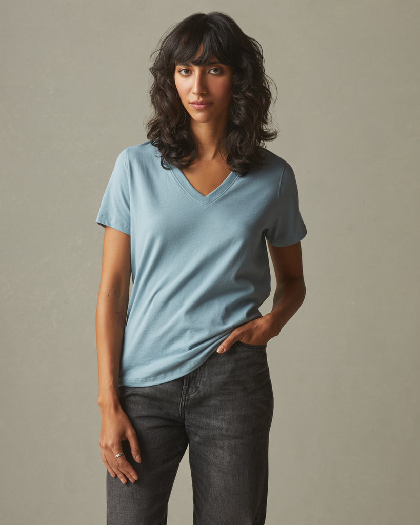 Women’s Classic Cotton V-Neck Tee