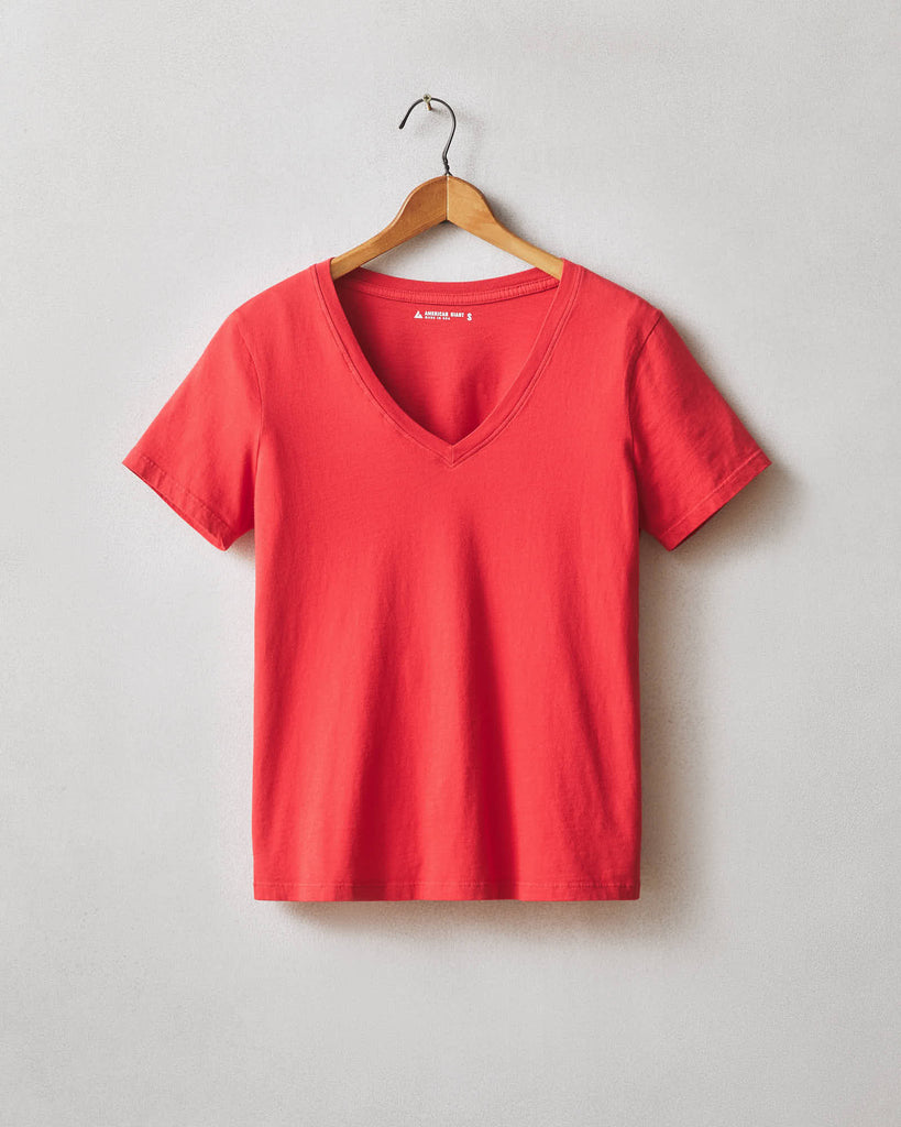 Women’s Classic Cotton V-Neck Tee