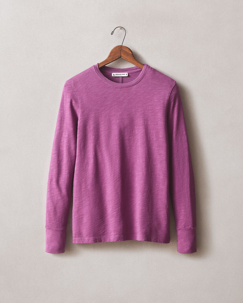 Women’s Premium Slub Crew Tee Long Sleeve