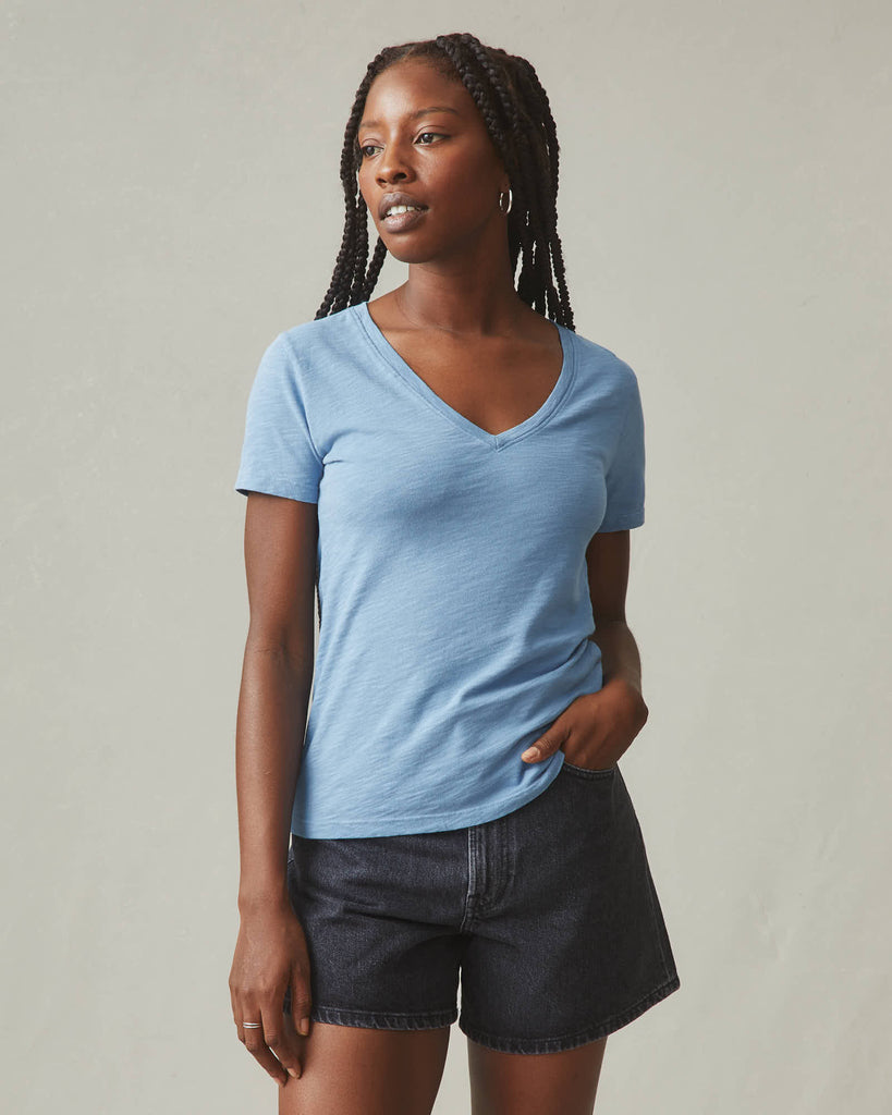 Women’s Premium Slub V-Neck Tee