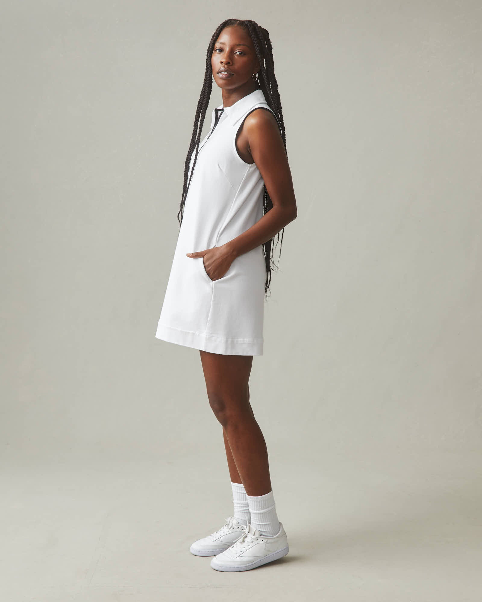 White tennis trousers hotsell