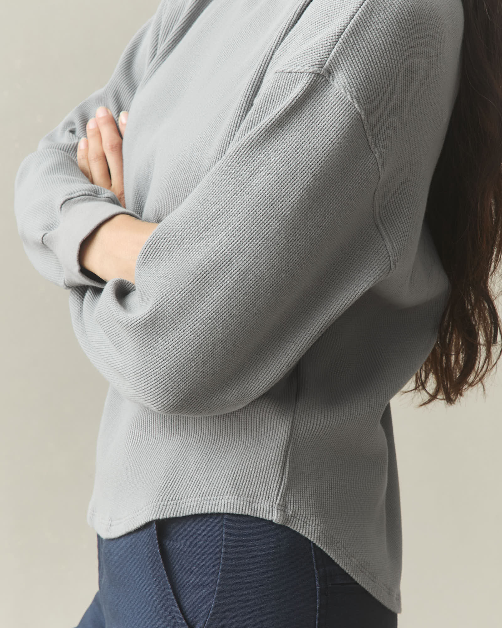 Women's Thermal Crew - Sharkskin