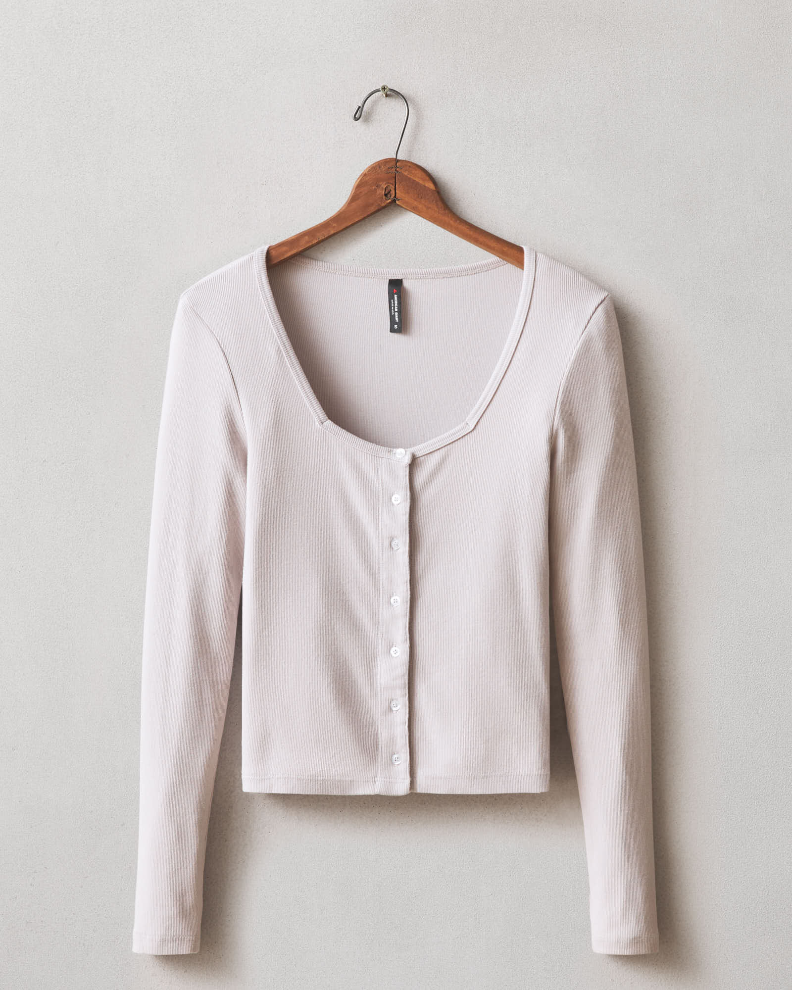 long sleeve cropped cardigan for dresses Women's Luxe Rib Square Neck Cardigan