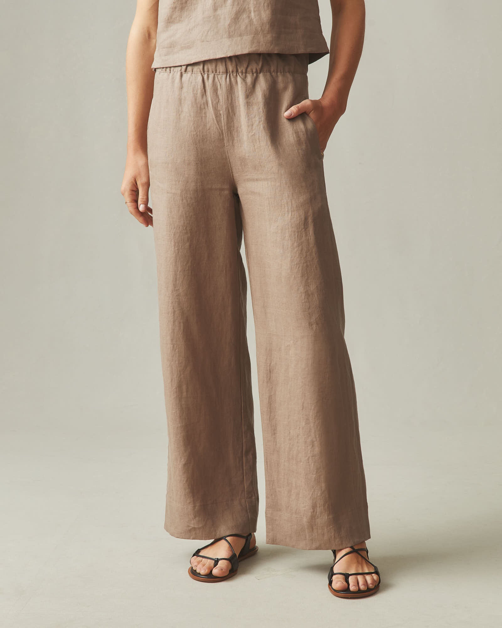 American Giant - Women's Linen Wide Leg Pant