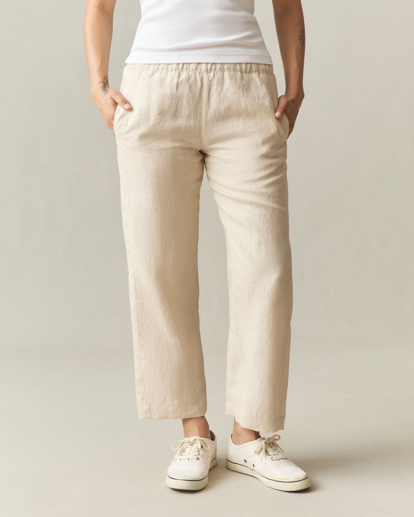 Women's Linen Pant Cotton - Main Image