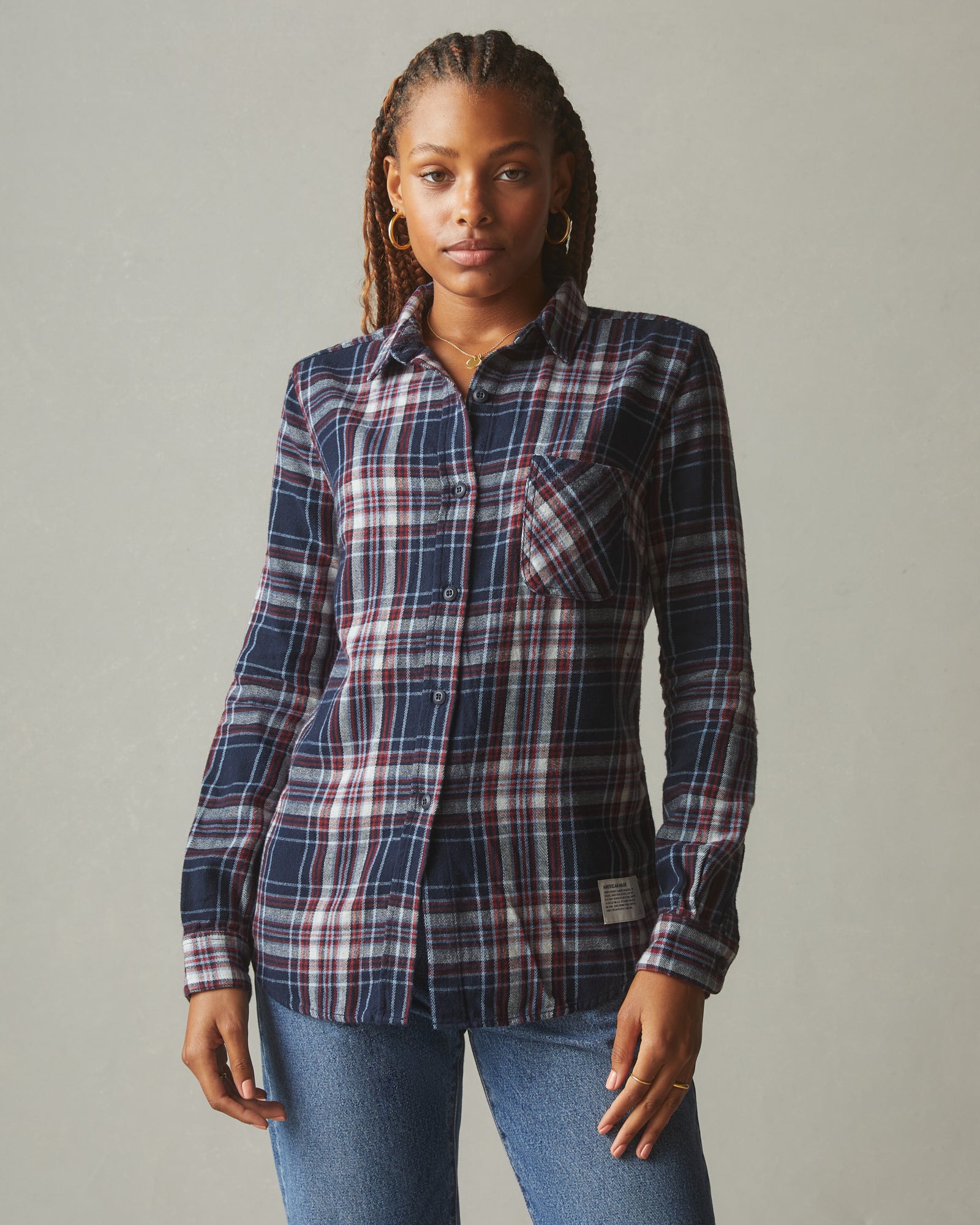 Plaid discount flannel dress
