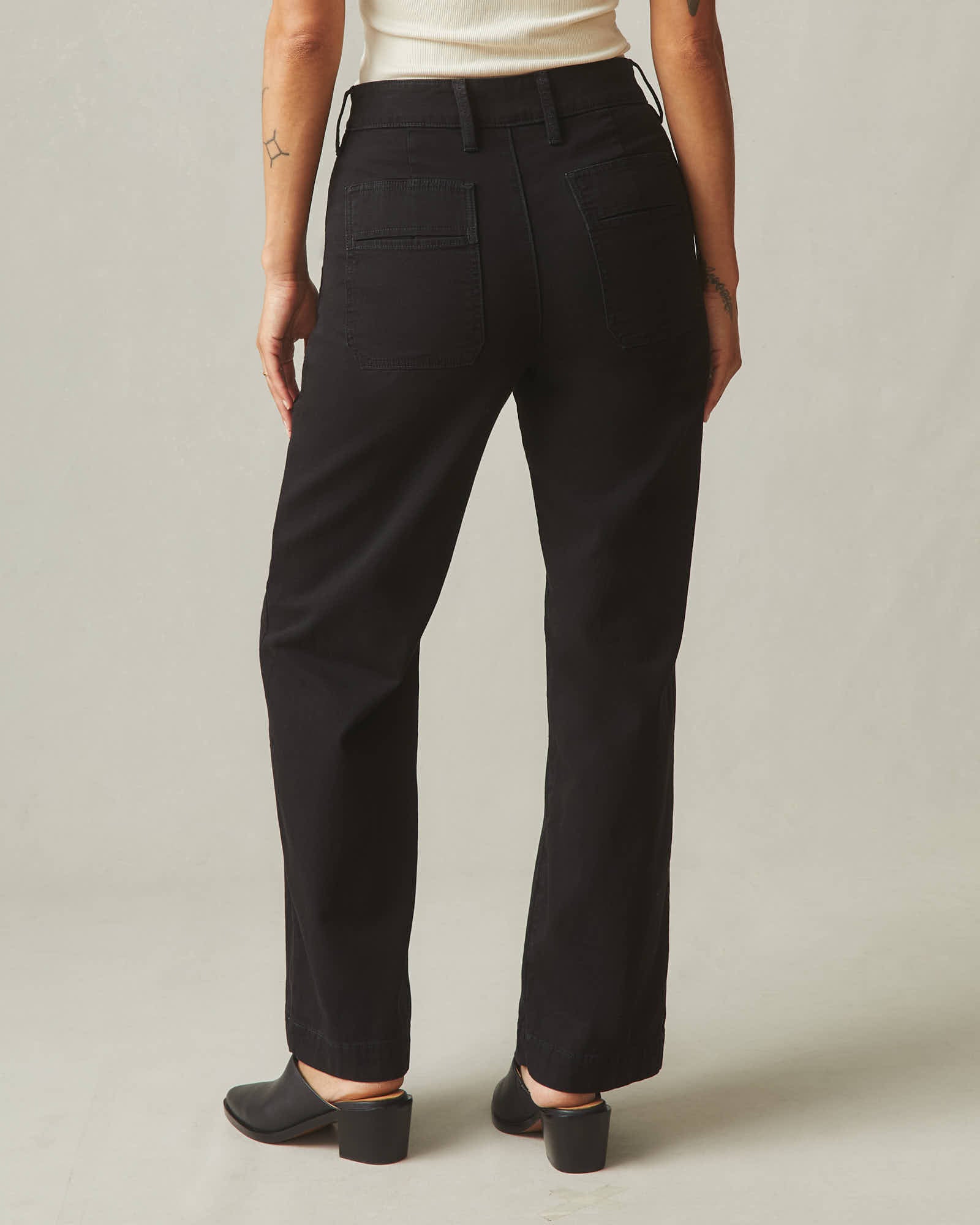 Women's Wide Leg Pant - Black