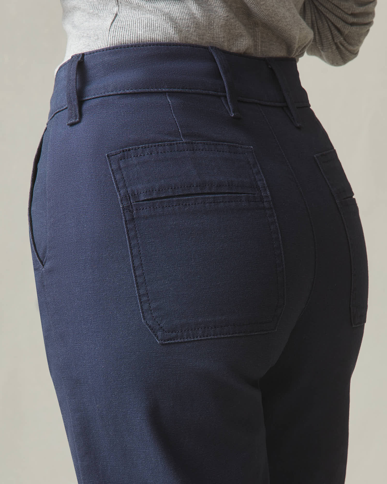 Pantalon De Costume Femme Semantiks Marine Taille 4 - État Comme Neuf