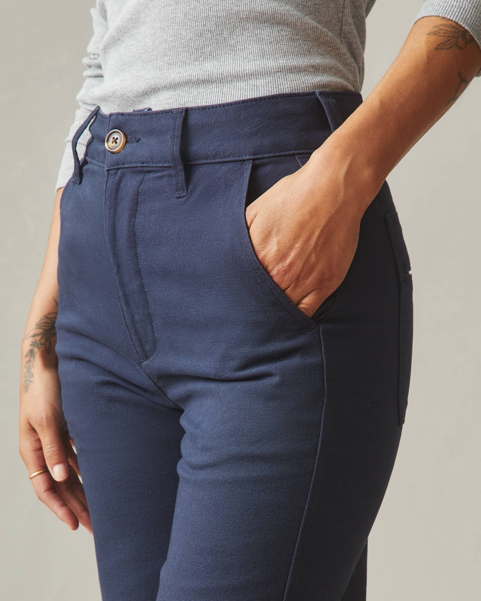 Women's Wide Leg Pant - Navy 14 Women's Wide Leg Pant - Navy 14