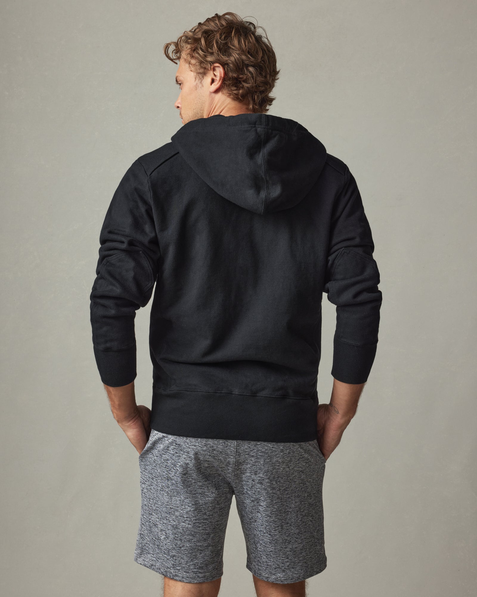 Classic Full-Zip Hoodie - Black