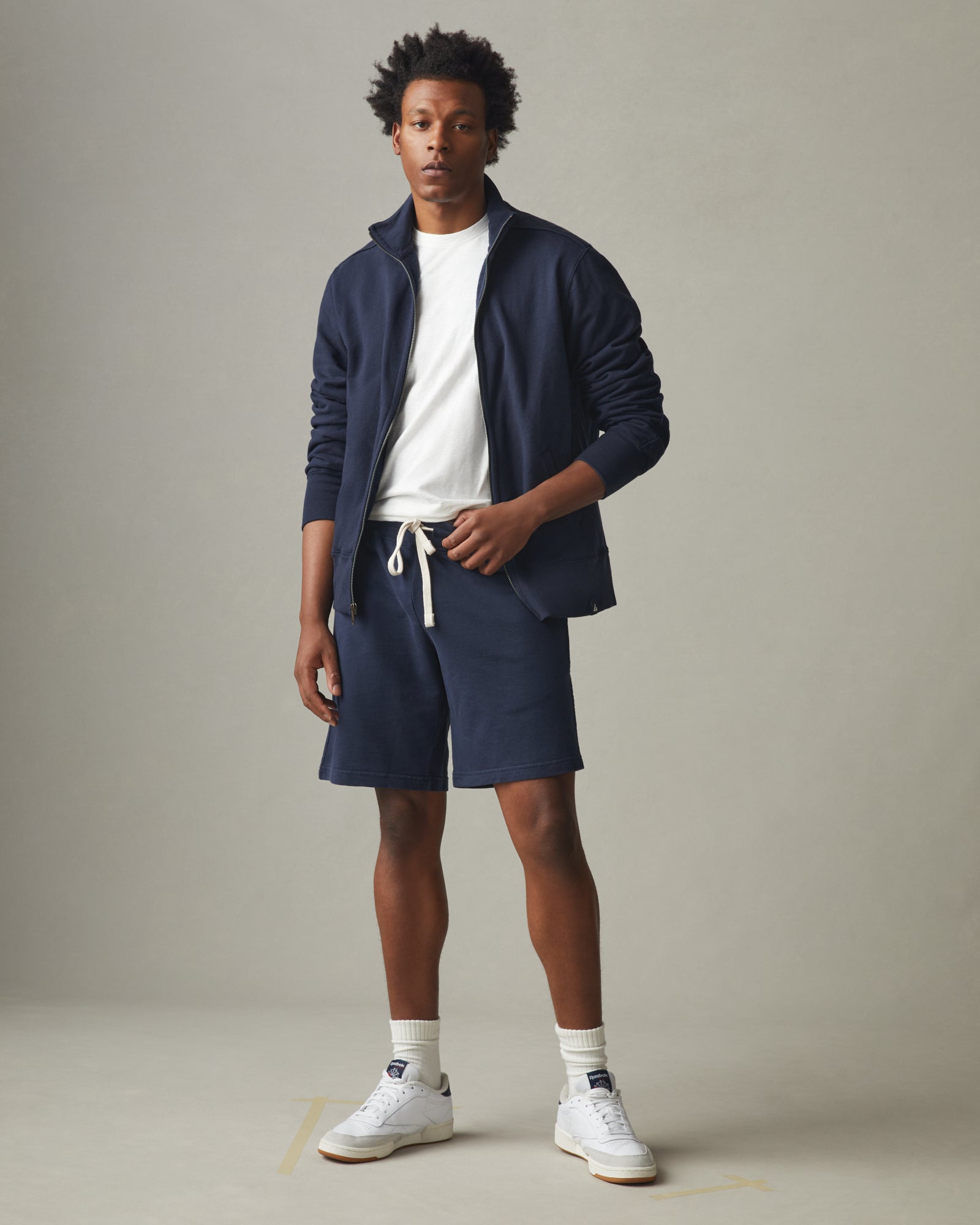 Men's Moto Full Zip Original - Oxford Blue
