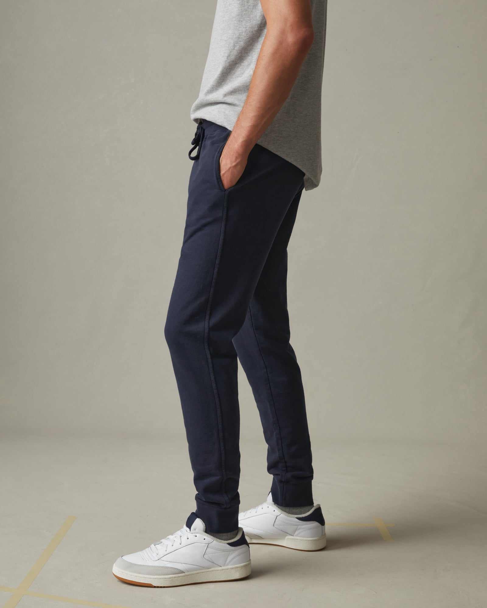French Terry Jogger - Oxford Blue