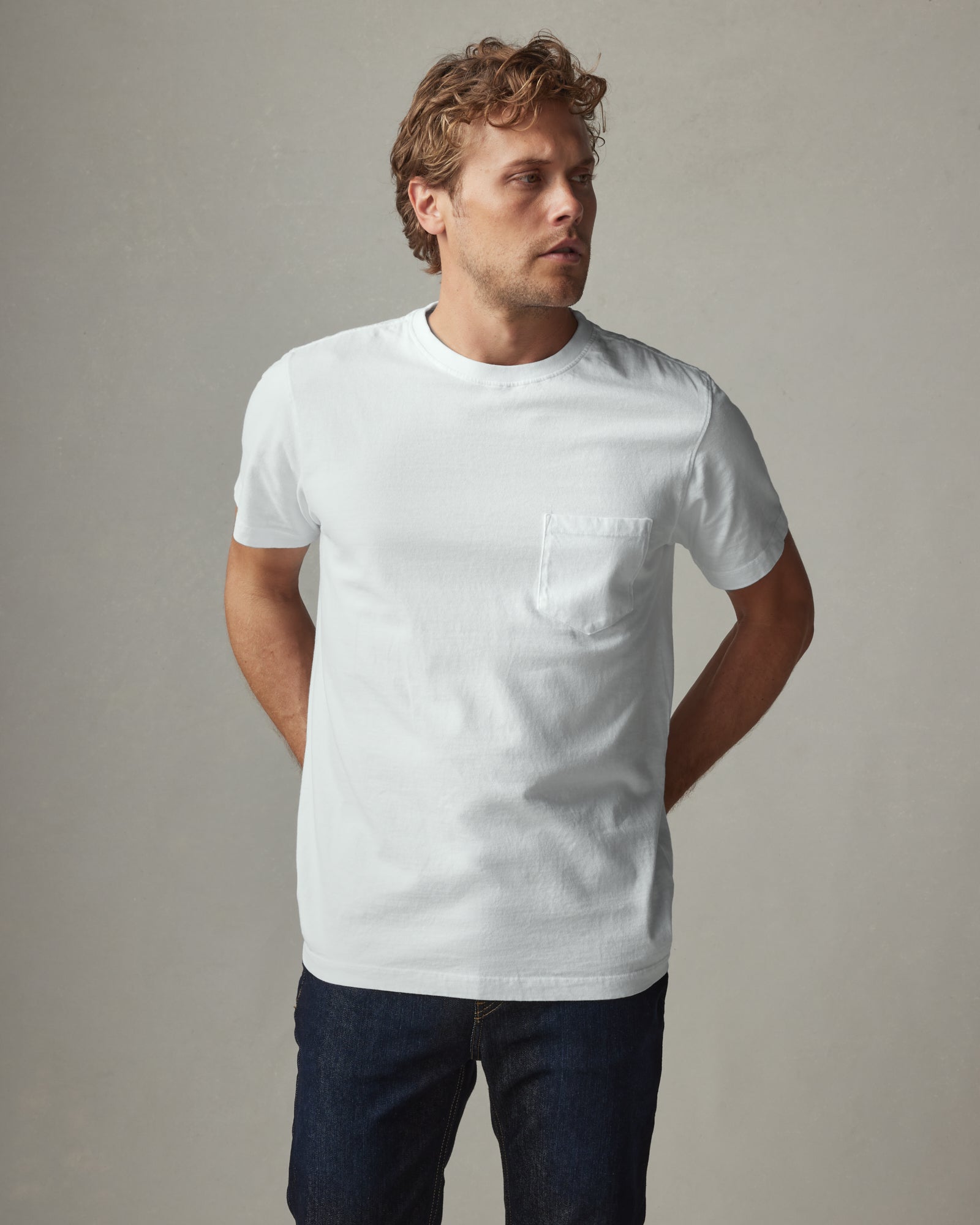 Essential Oversized Pocket T-Shirt - White | Destructive