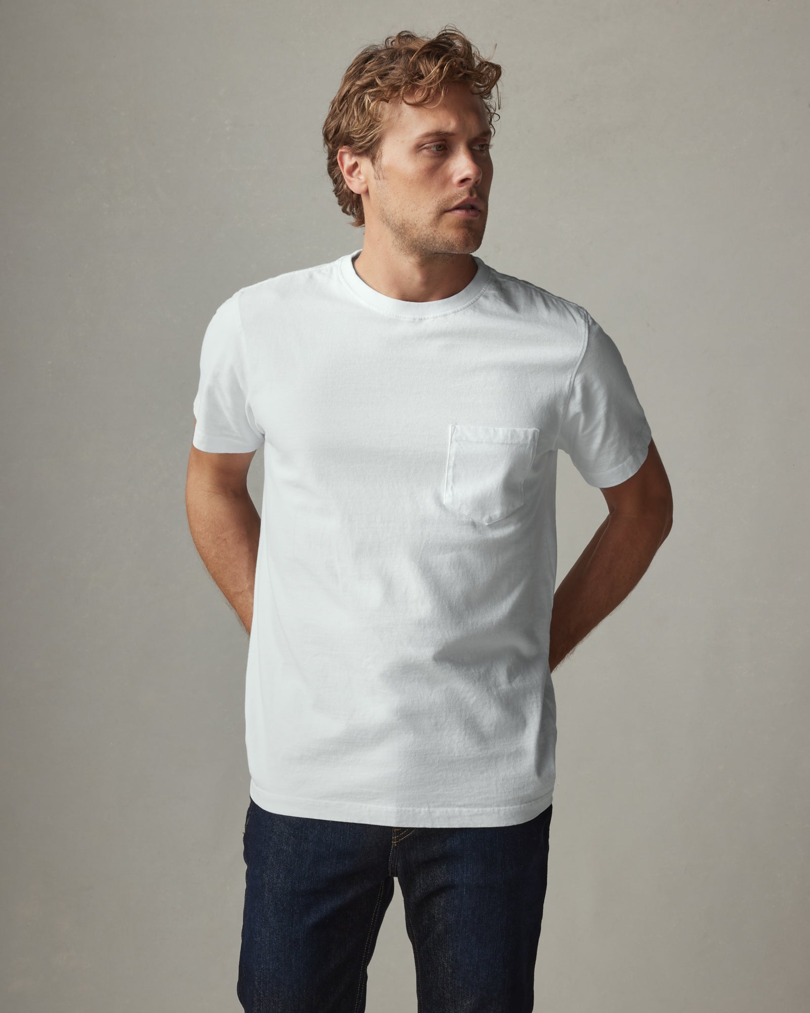 Heavyweight Pocket Tee - White