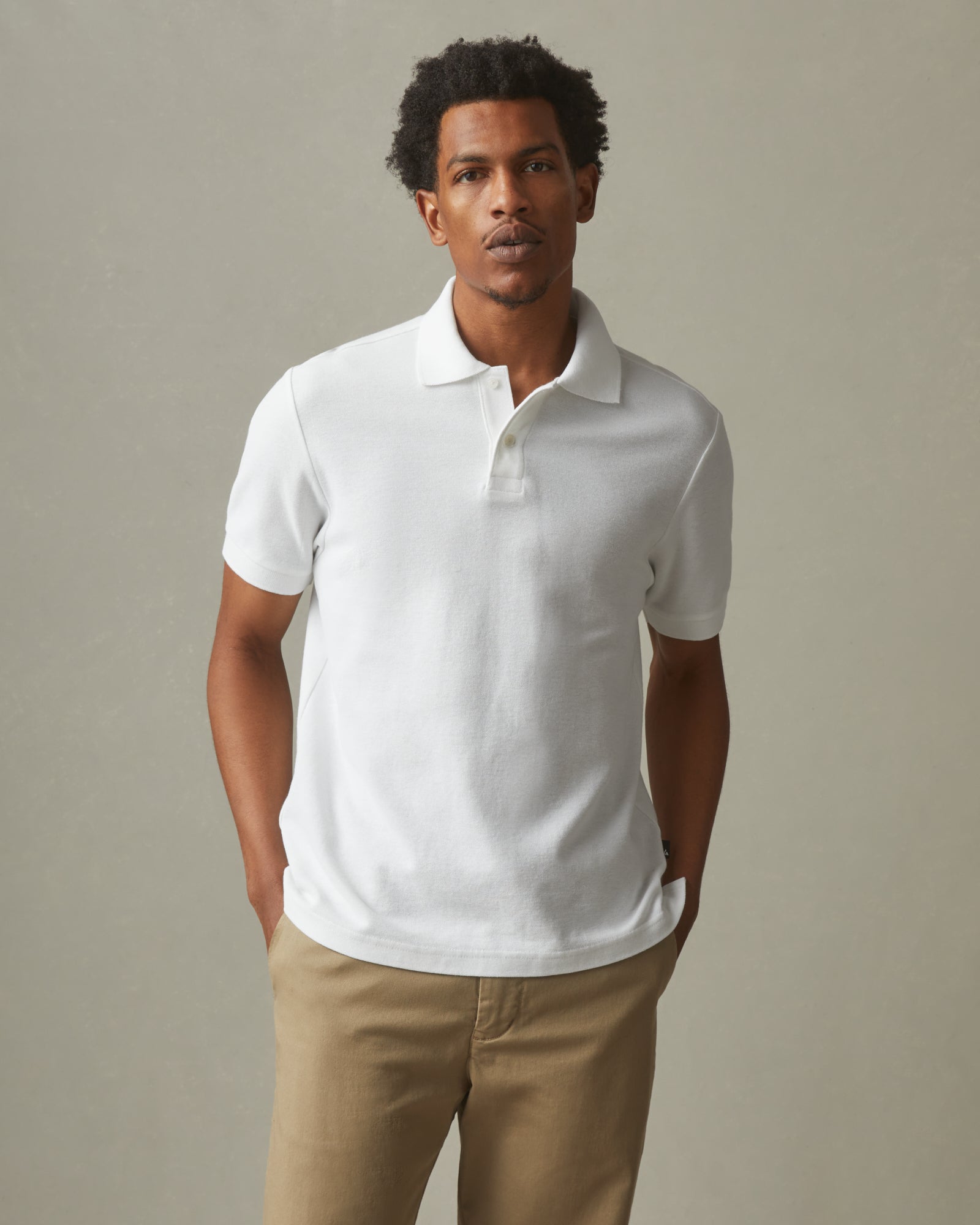 Classic Short-Sleeved Pique Polo - Men - Ready-to-Wear