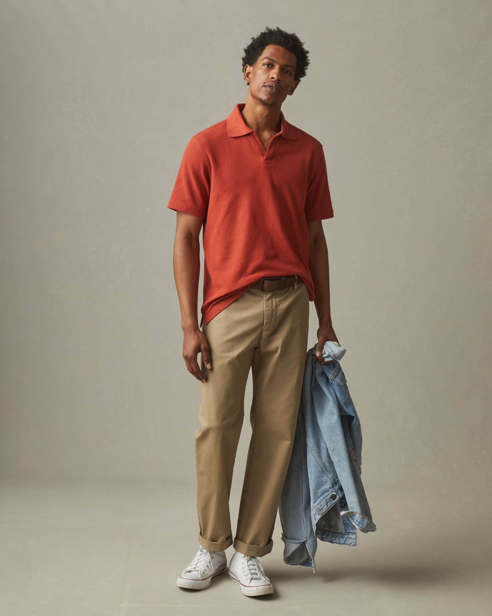 トップス SHINYAKOZUKA SLIGHT POLO SHINYAKOZUKA(シンヤコヅカ)/SLIGHT POLO/GREIGE 通販 取り扱い