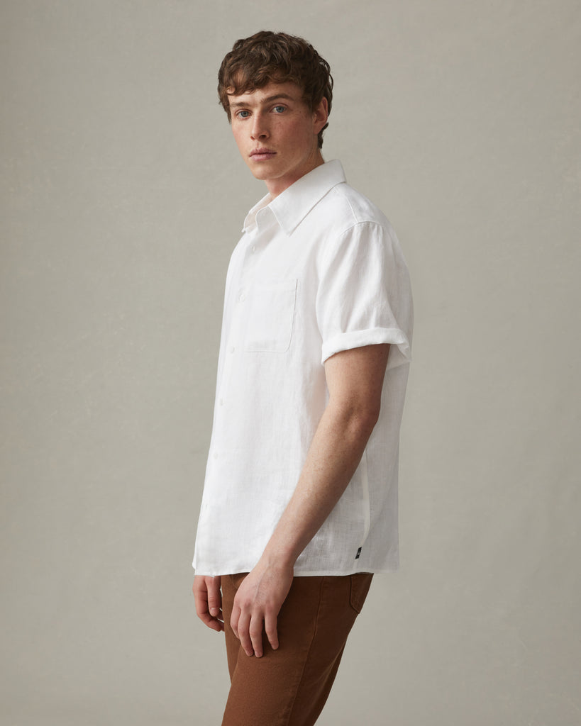 Easy Linen Shirt - White