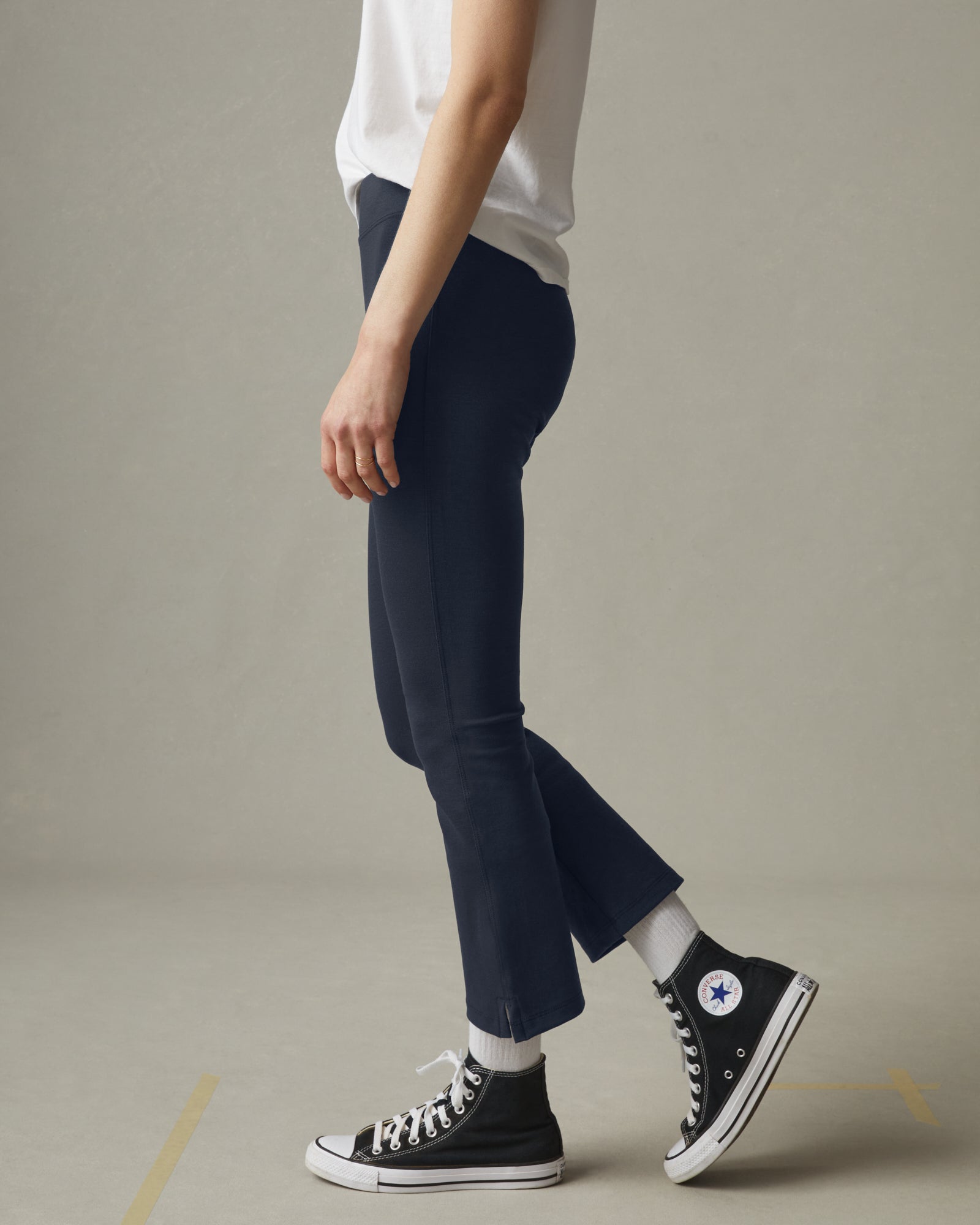 Slim Fit Kick Flare Dress Pants