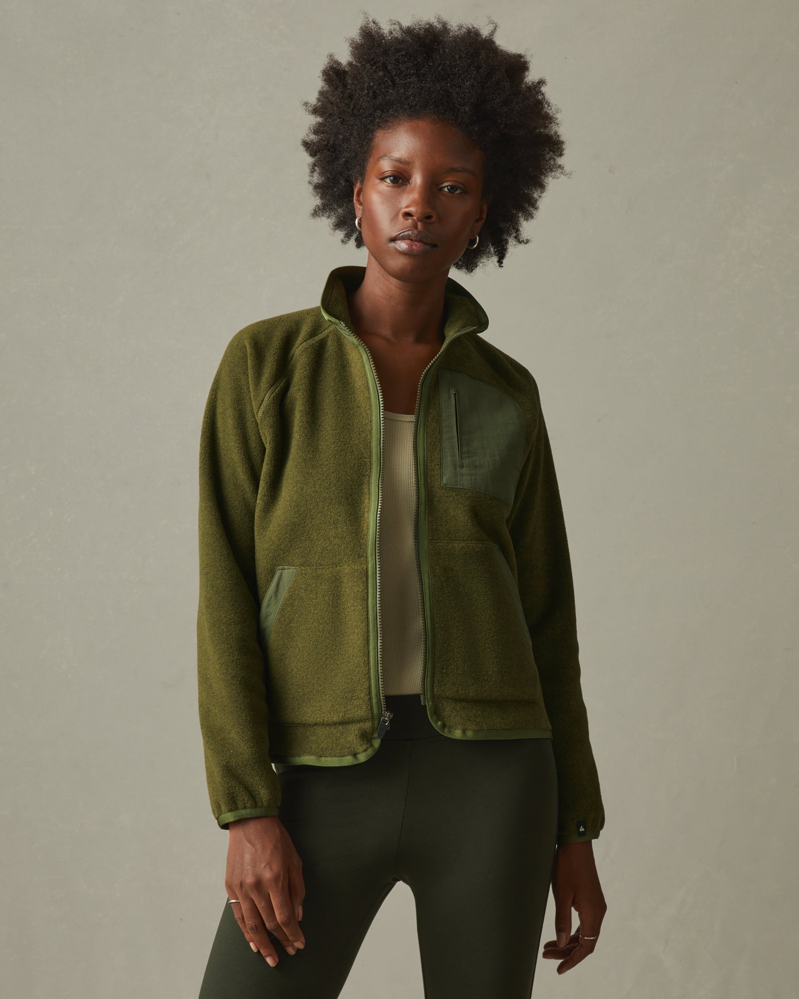 BRIEFING ジップアップジャケット Lサイズ オリーブ BRIEFING ジップアップジャケット Lサイズ オリーブ BRIEFING ジップ