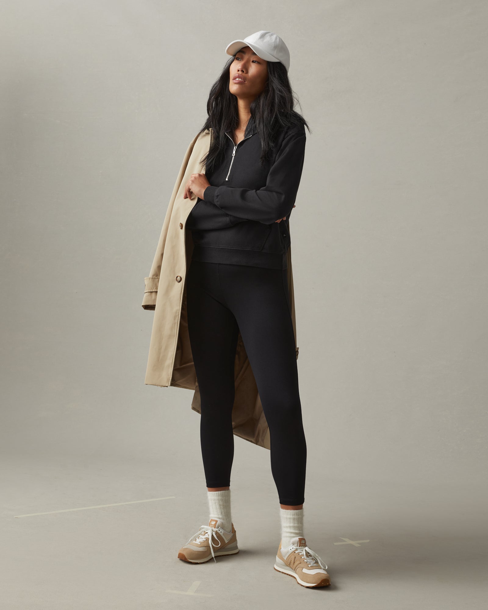 New balance half online zip hoodie