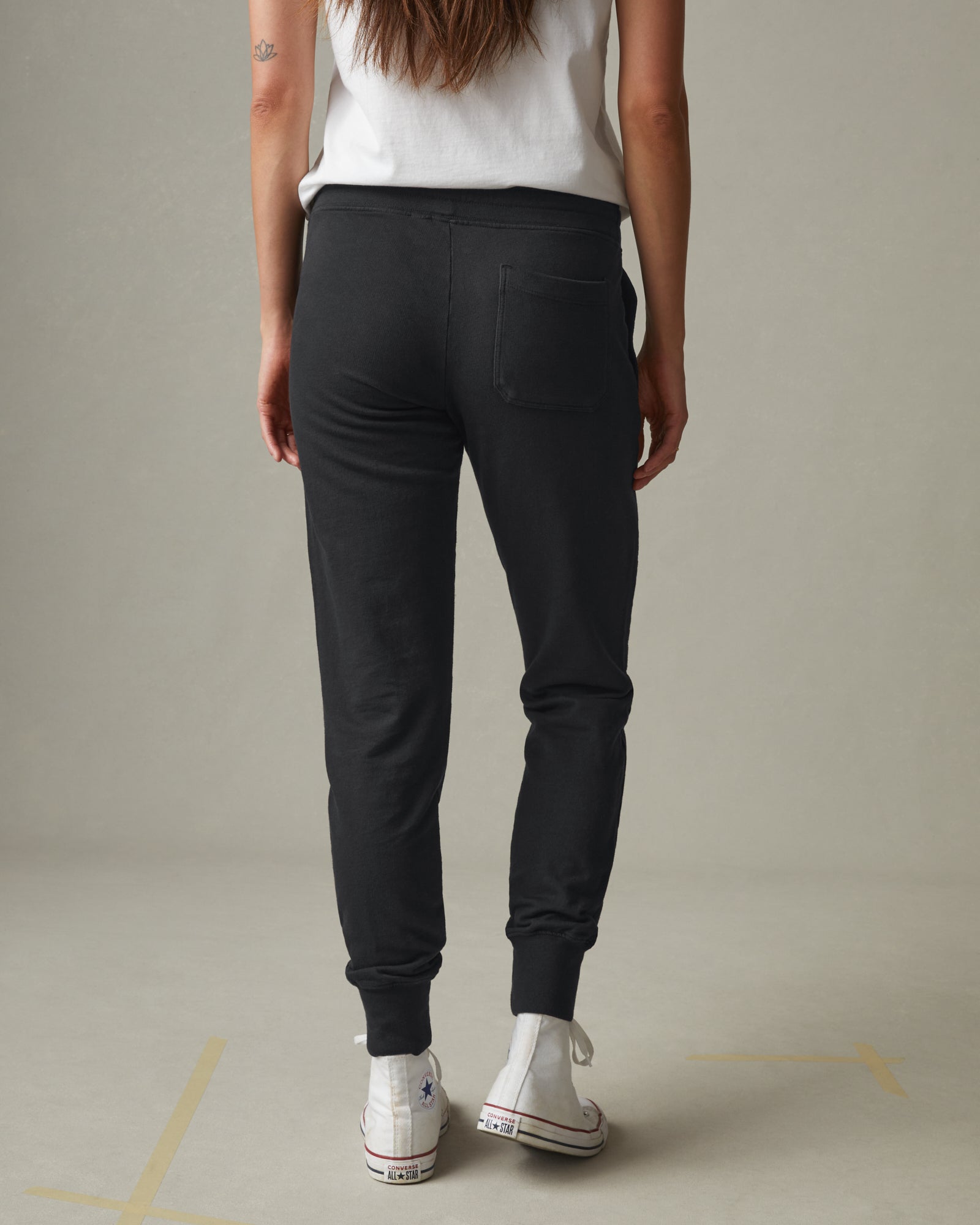 French Terry Jogger - Black