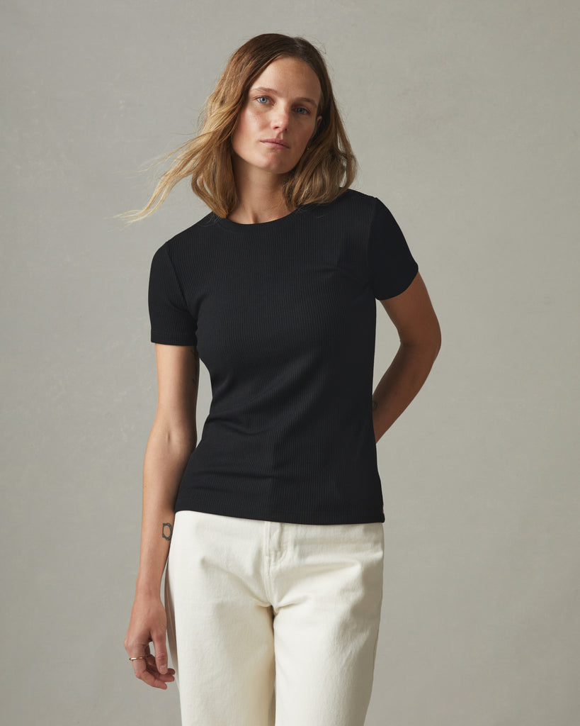 Women’s Rib Crew Tee