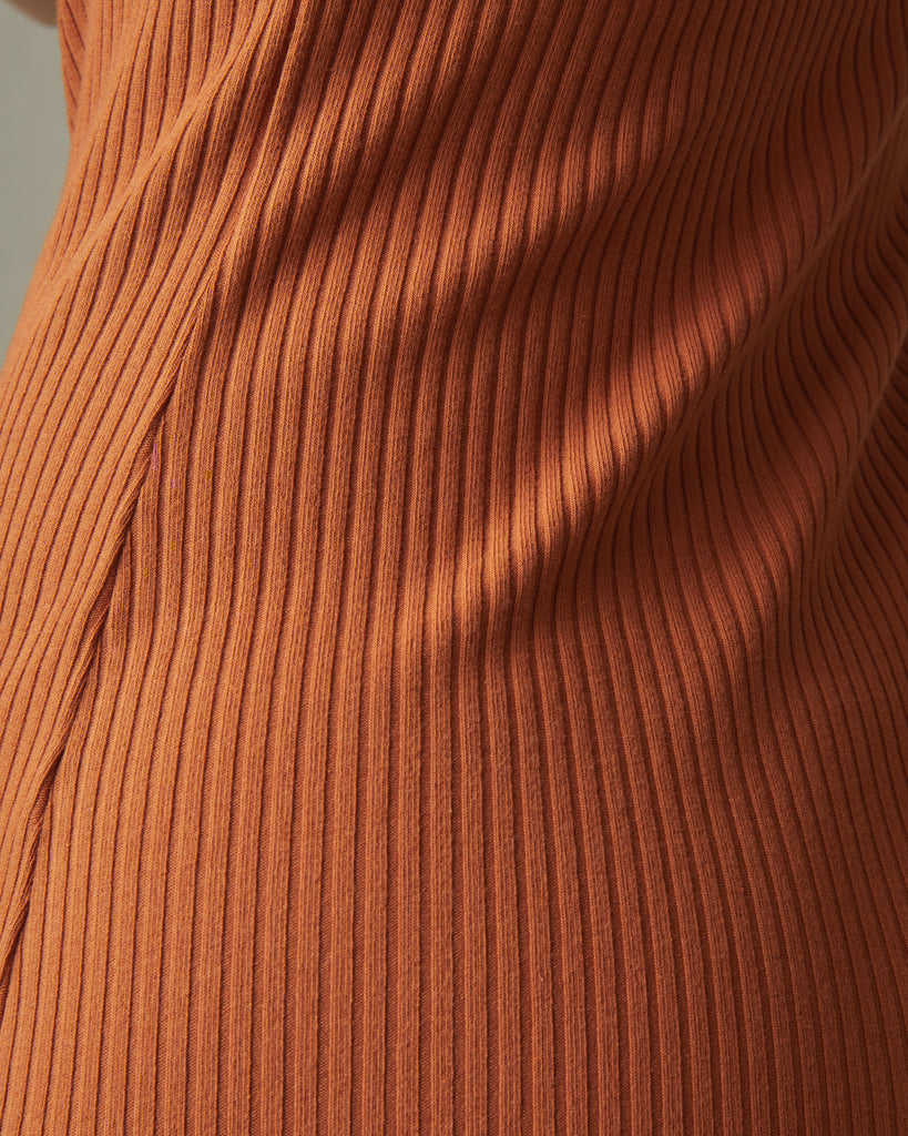 Women's Heavy Rib Dress - Adobe