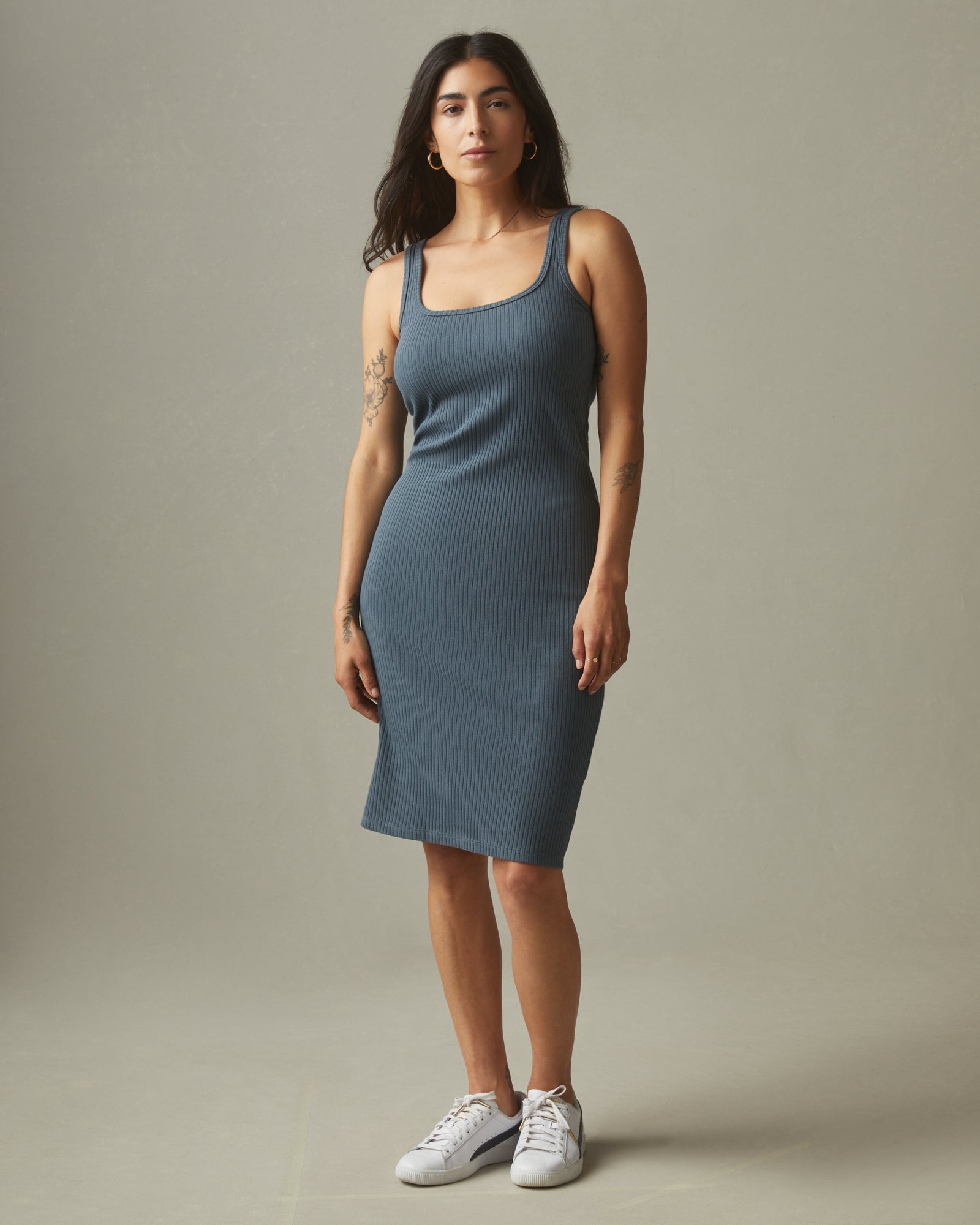 Bleached Denim Zip-Up Dress - Women - Ready-to-Wear