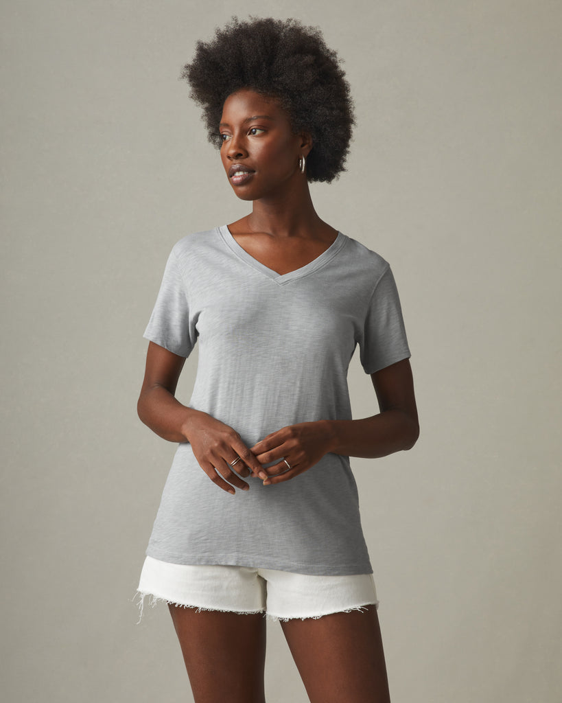 Women’s Premium Slub V-Neck Tee