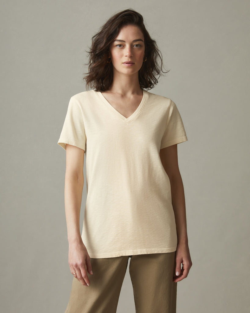 Women’s Premium Slub V-Neck Tee