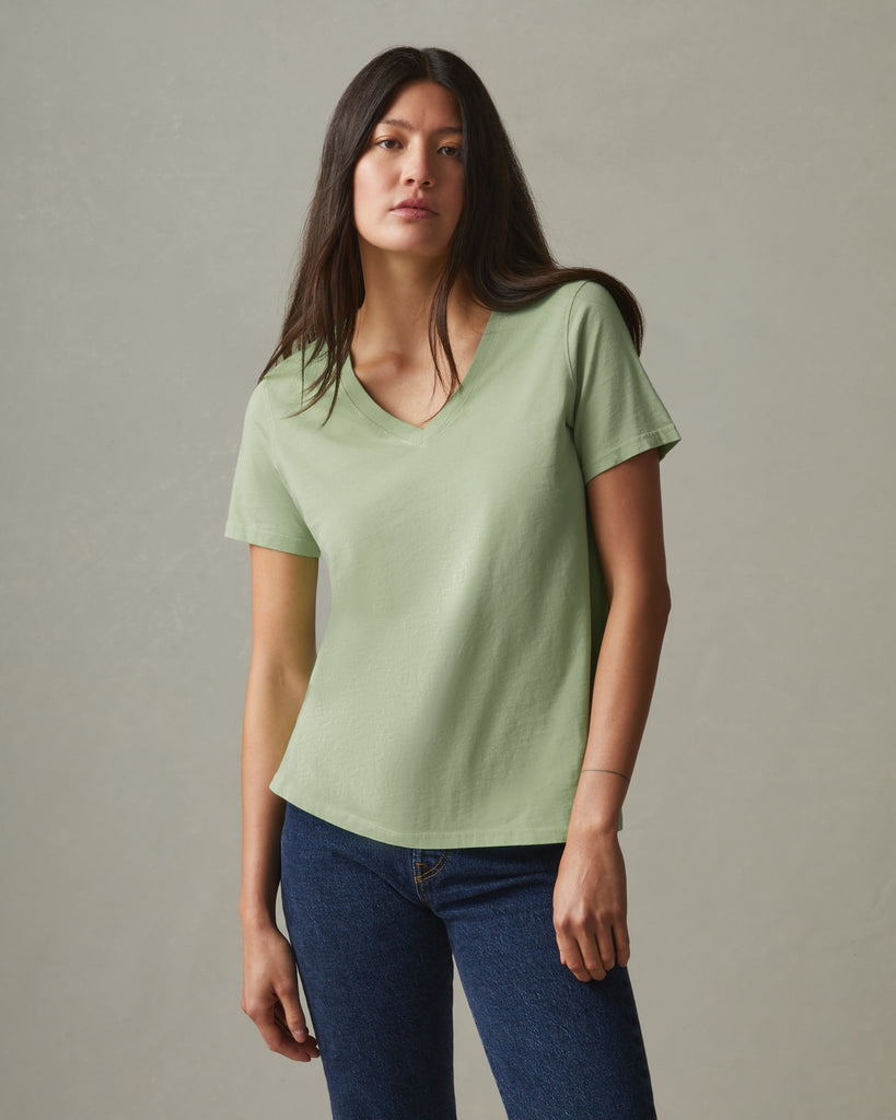 Women’s Classic Cotton V-Neck Tee
