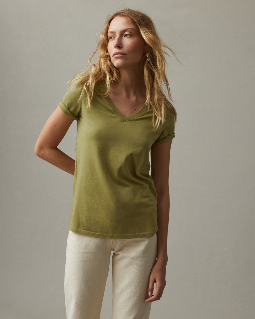 Women’s Classic Cotton V-Neck Tee
