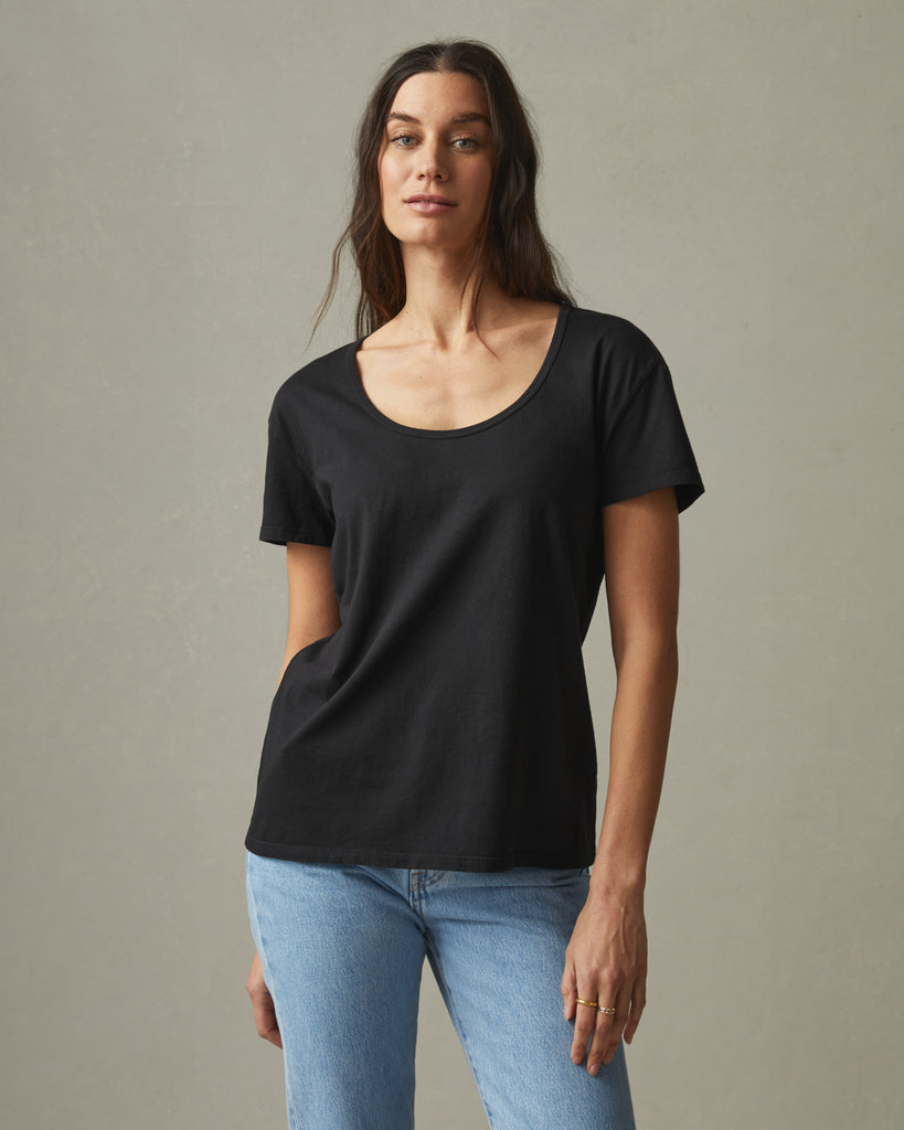 Women’s Classic Cotton Scoop Tee