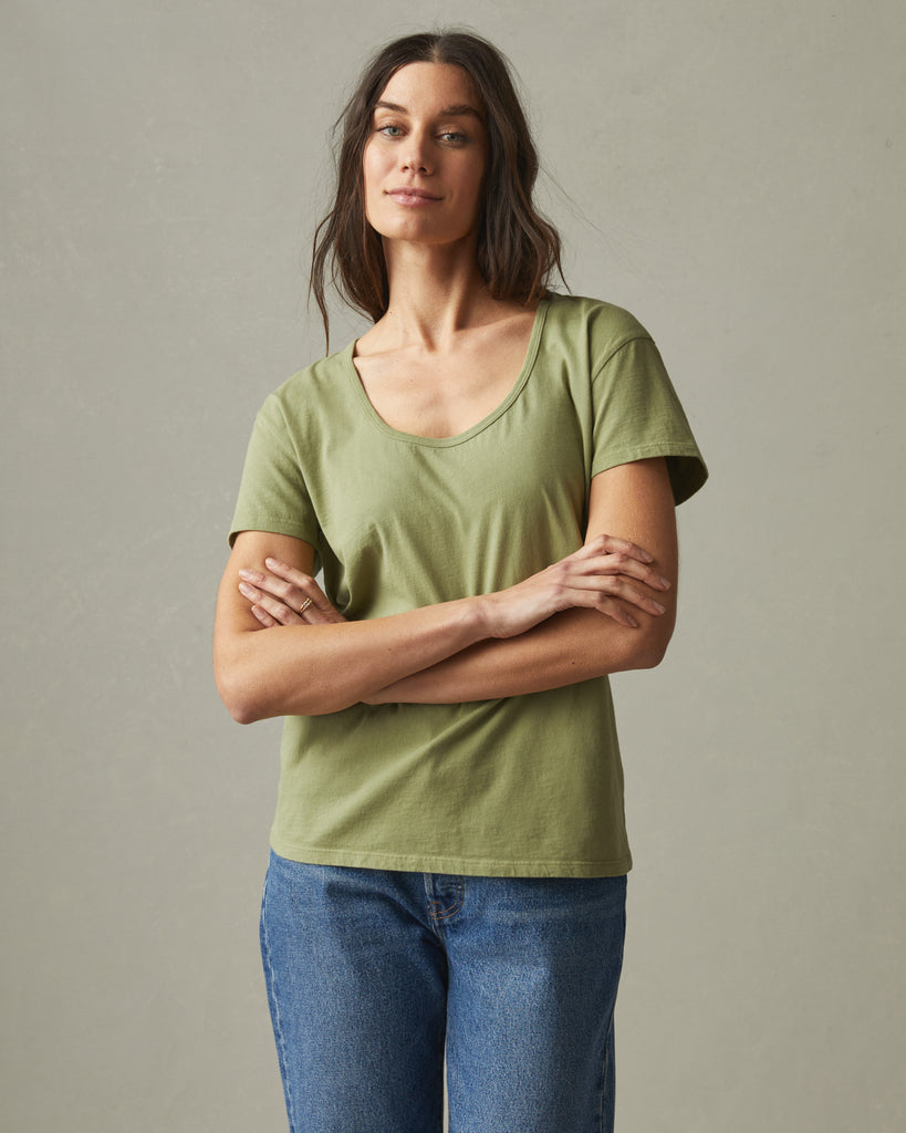 Women’s Classic Cotton Scoop Tee