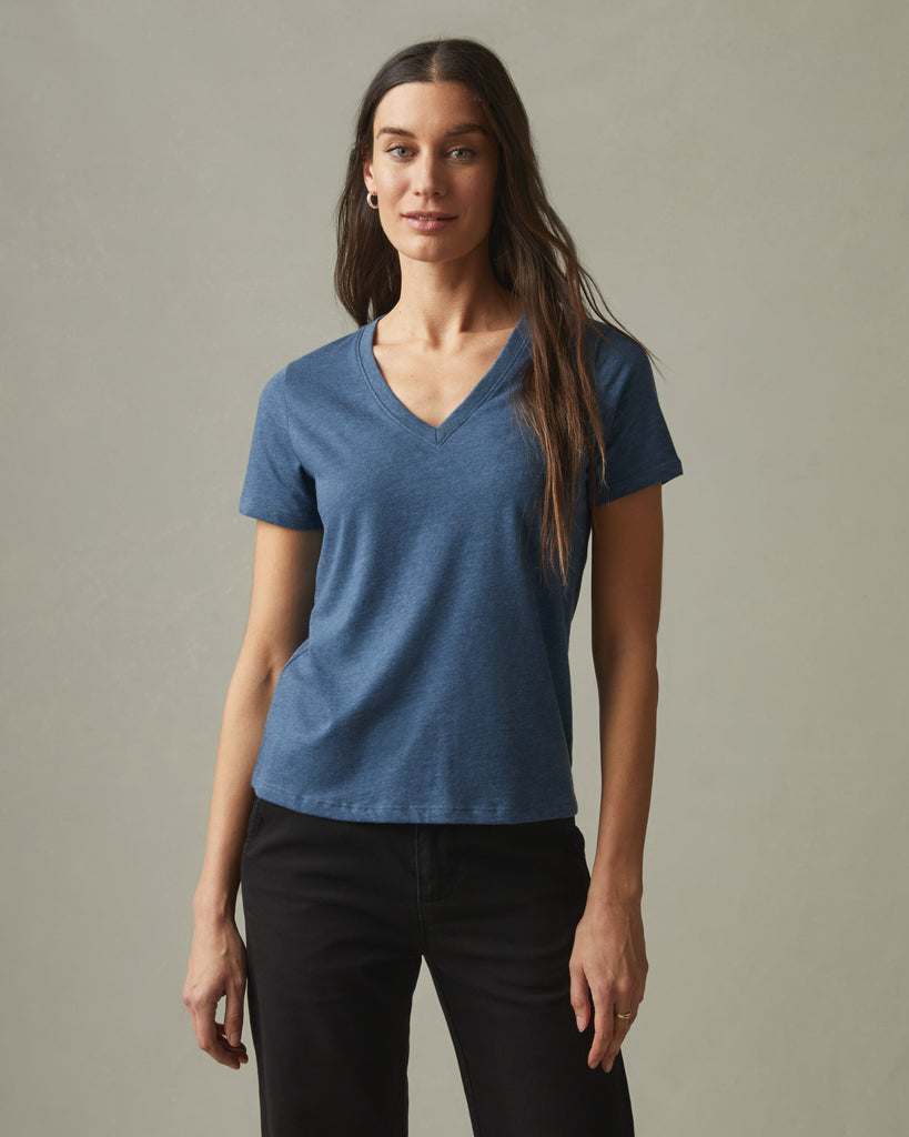 Women’s Classic Cotton V-Neck Tee